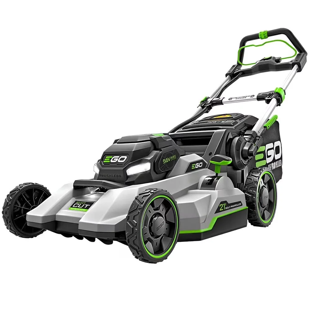 Classic Push Mower with 56V, Adjustable Cutting Height, 21 Inch - White Model 180C35