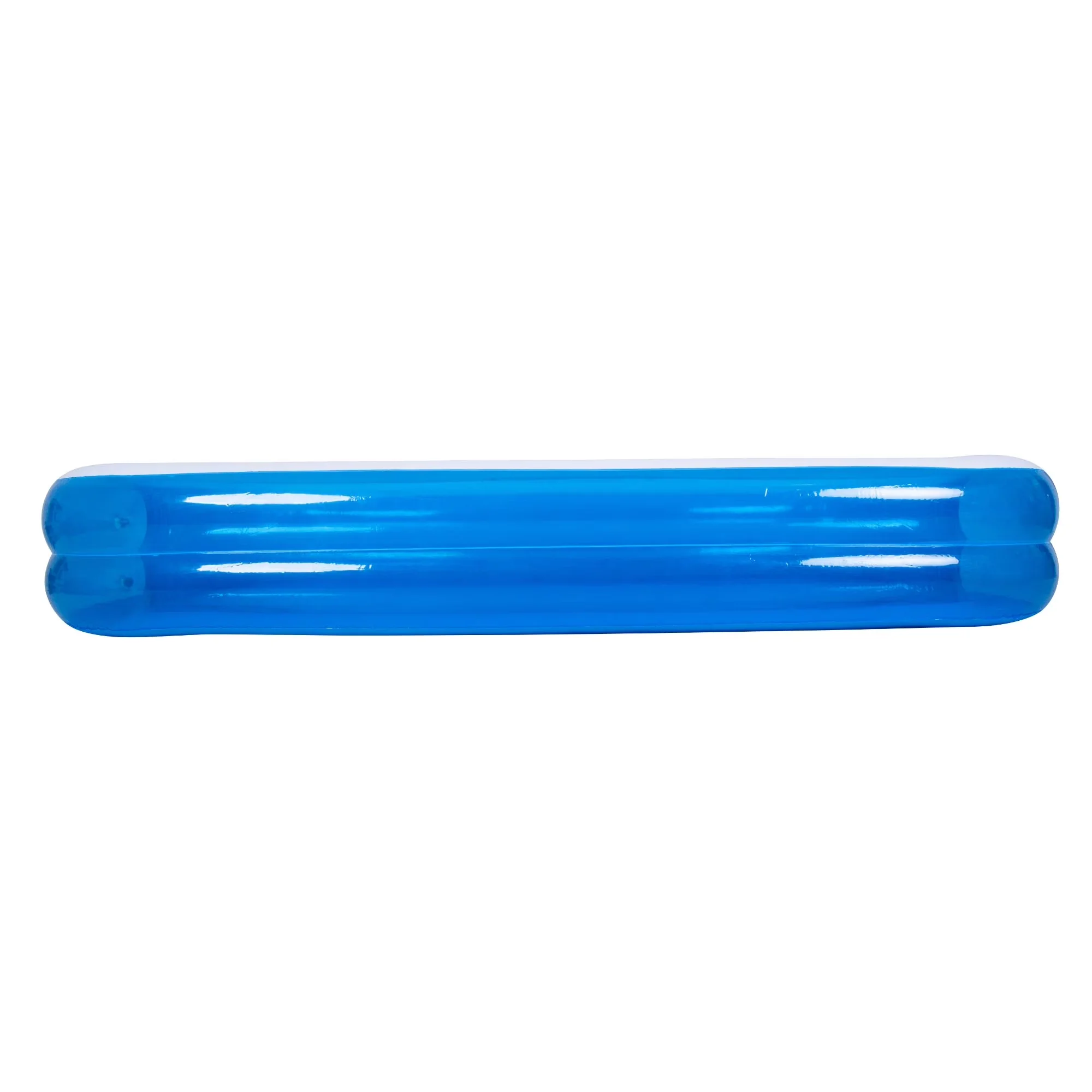 Stylish Inflatable Pool with Suitable for ages 6 and up, 10' Blue and White Rectangular Swimming - Blue Model A386F9