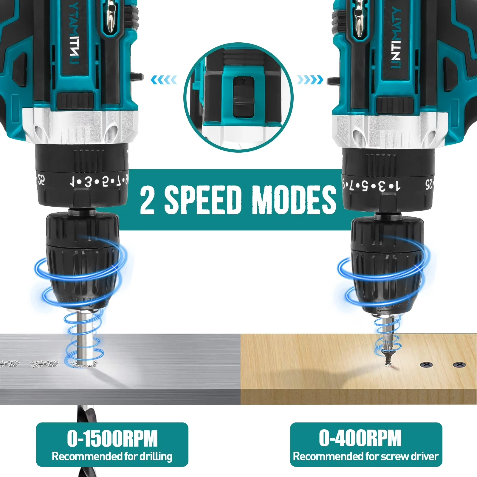 Versatile Drills Driver with Battery, LED, 21V - Contemporary Style Model 0B6E66