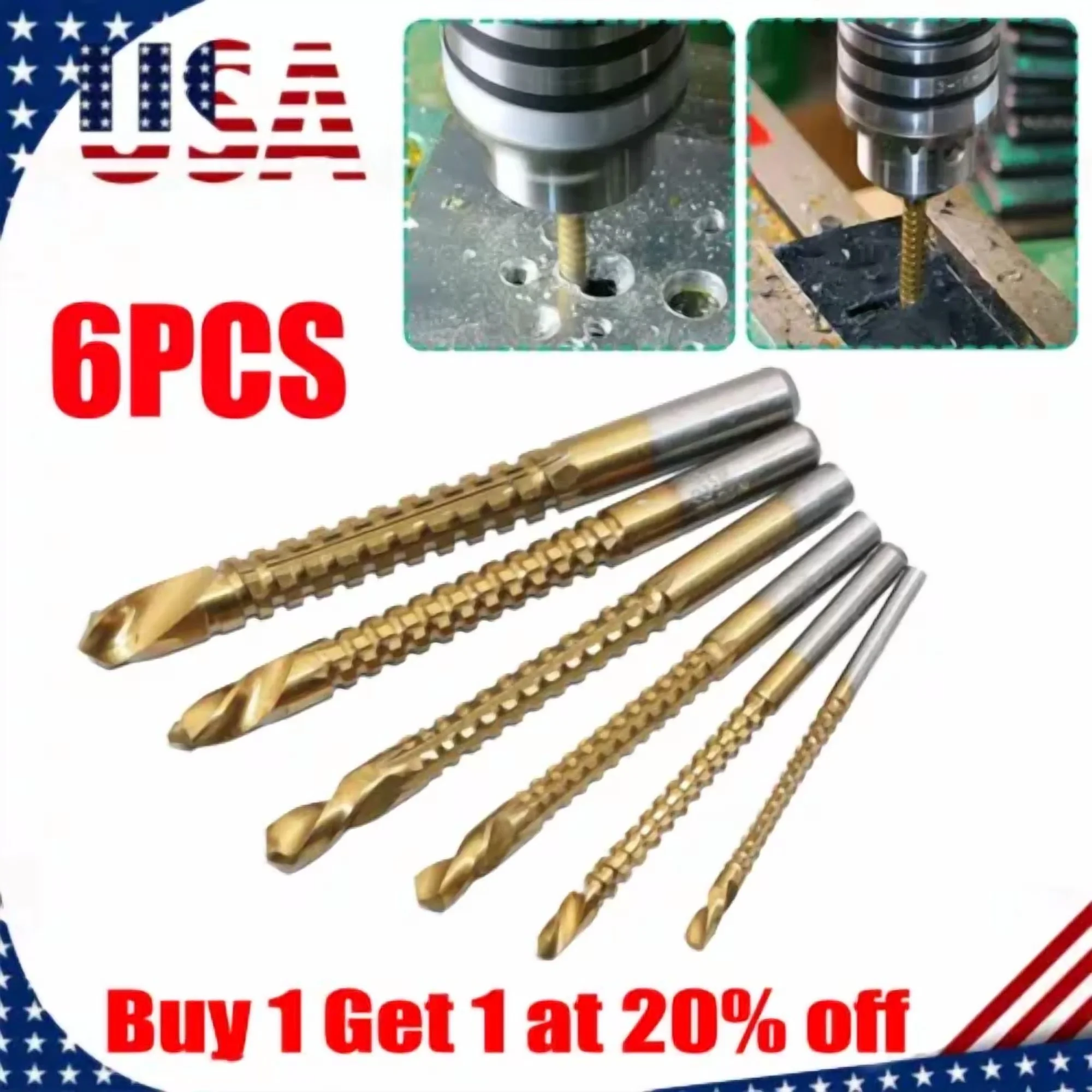 Quality Power Tool with Easy to use and practical for everyone. - 6Pcs Model 7A2266