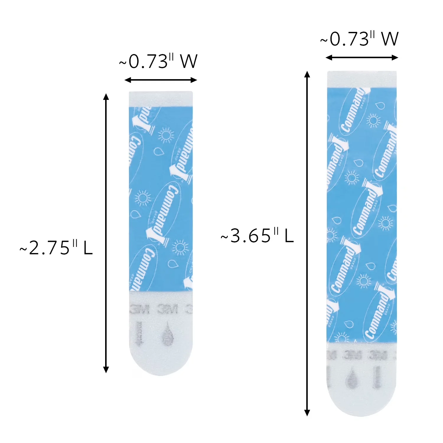 Classic Damage-Free Hanging with Easy Installation, No Gluing, Clear - Foam White Model C34DDD