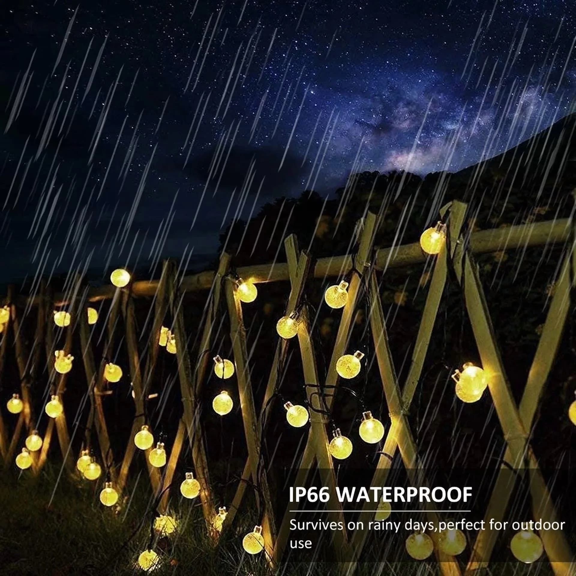Led Lighting Stylish with LED, Solar, Waterproof - String - Low Maintenance Model 0F5B96