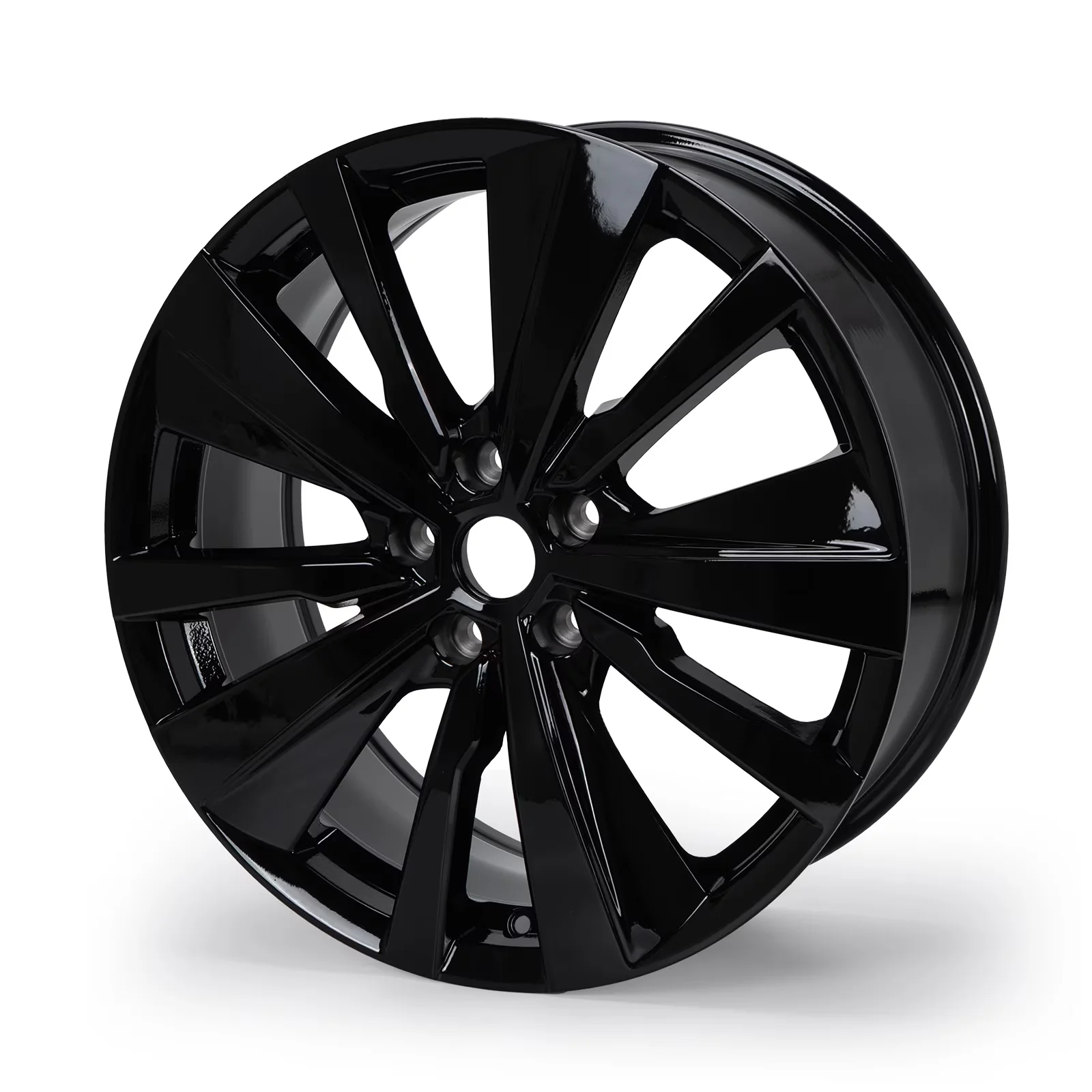 Versatile Wheels And Rim with Fitment: For 2019-2022 Nissan Altima, Hub Bore: 66.1 mm, Rim Size: 19" x 8" - Alloy Black Model CAA7A1