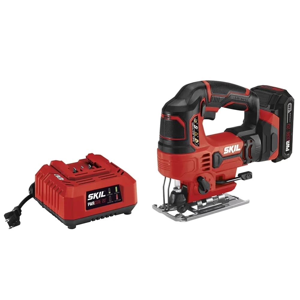 Compact Power Saw with Battery, 20V, Easy To Operate - Multicolor JS820302 Model 4B9ADC