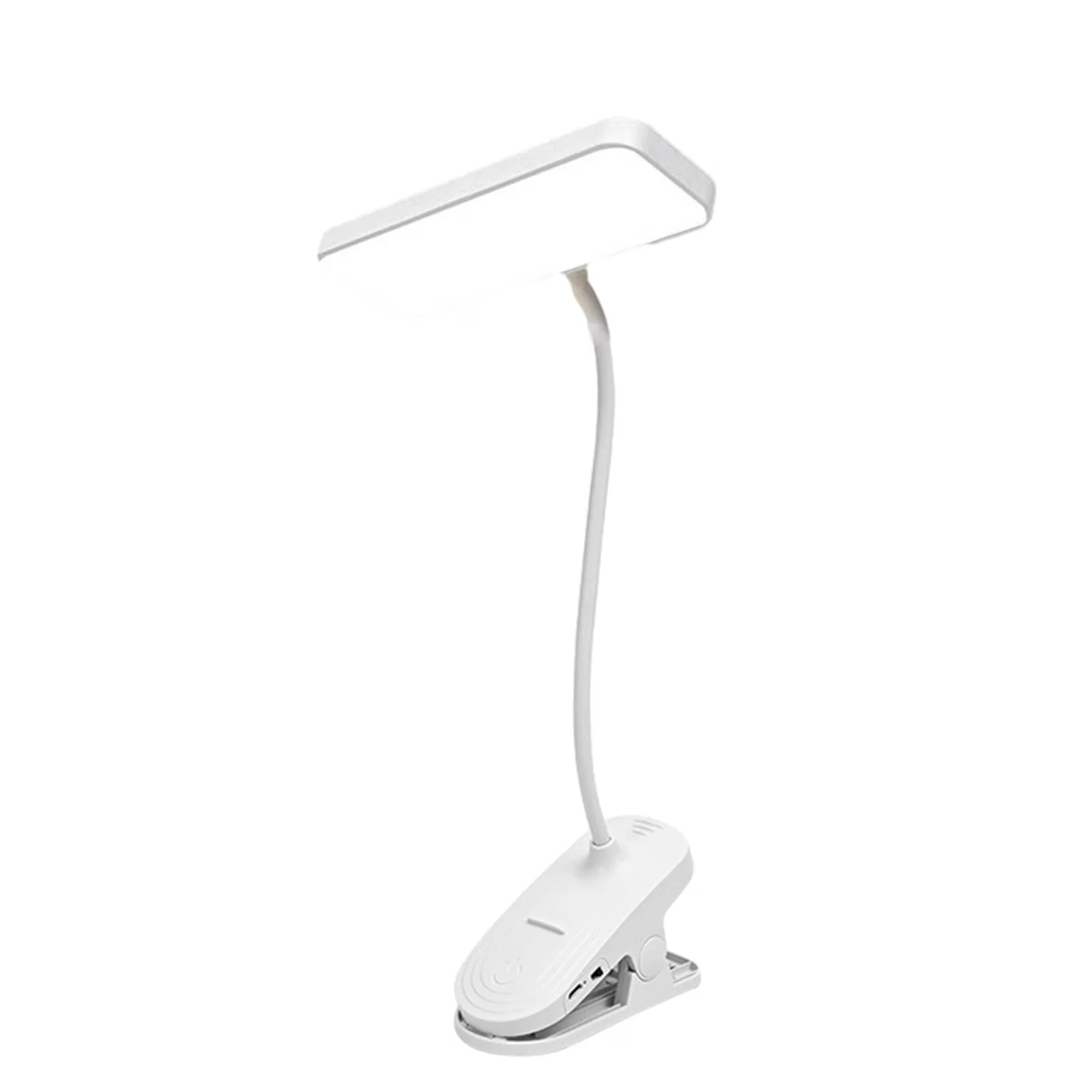 Efficient Desk Lamp with LED, Battery, Clip-On Lamps - Abs White - Universal Fit Model 2CA9F9