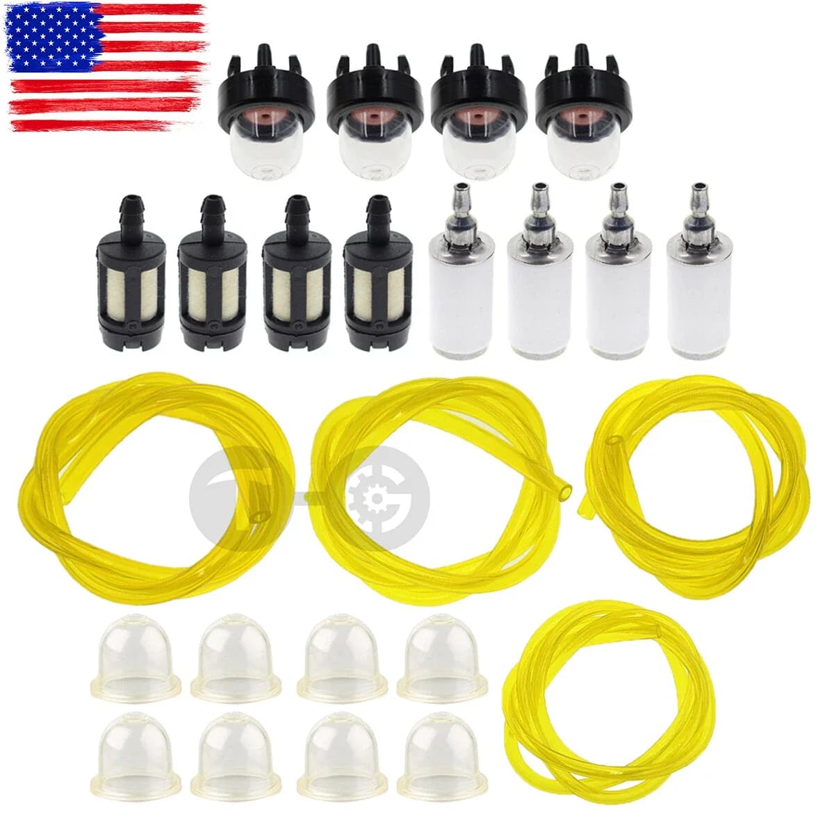 Durable Replacement Parts Accessory with Fuel Filter Line Hose Primer Bulb Kit, Useful for both indoor and outdoor use. - Model 5E38AF