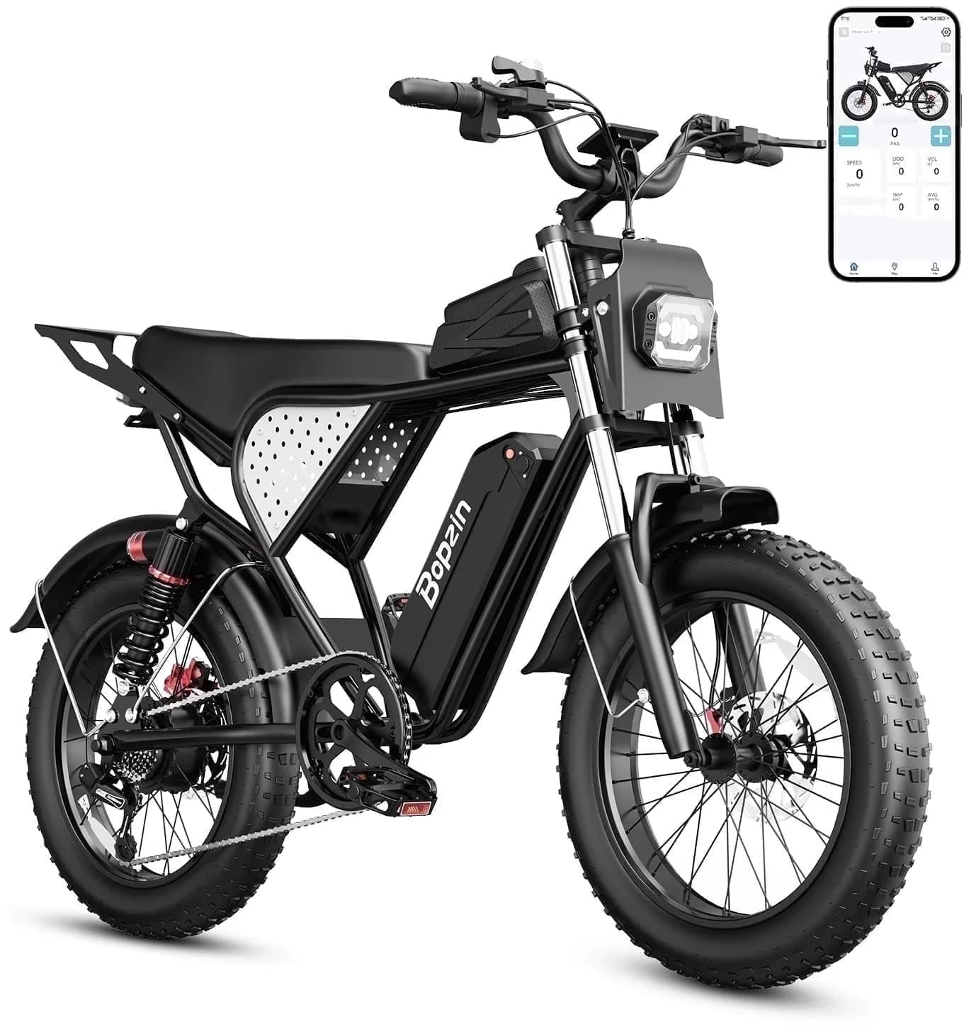 Quality Electric Bike with Battery, 1500W, 48V - Green - Sleek Profile Model 04603D