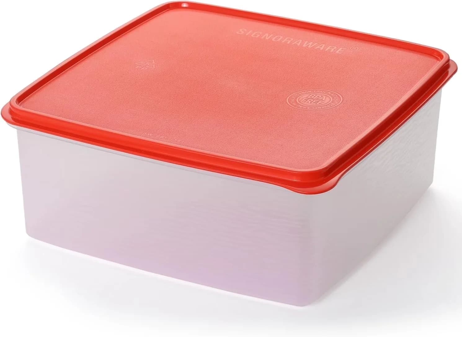 Garage Storage Supply Innovative with 11 L Bins, Airtight Plastic Bins - Plastic Red 11 L Model 33432D