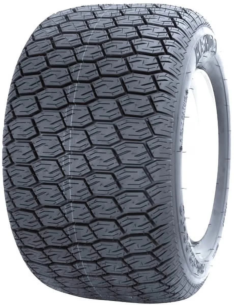 Lawn Mower Tire Durable with Puncture Resistant, Wide footprint creates a smooth ride, Not certified for highway use - Black Model 654A60