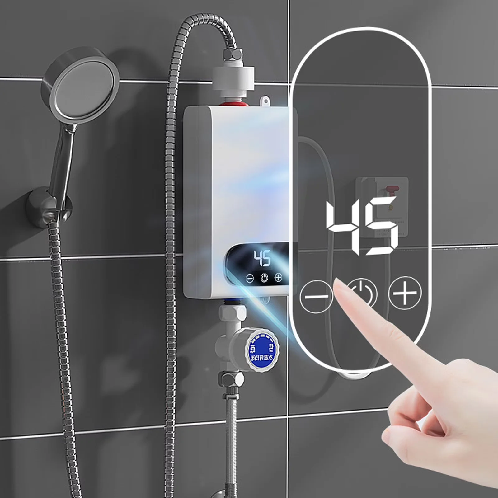 Plumbing Durable with 3500W, 110V, White - Compact and Portable Model 5CEFBF