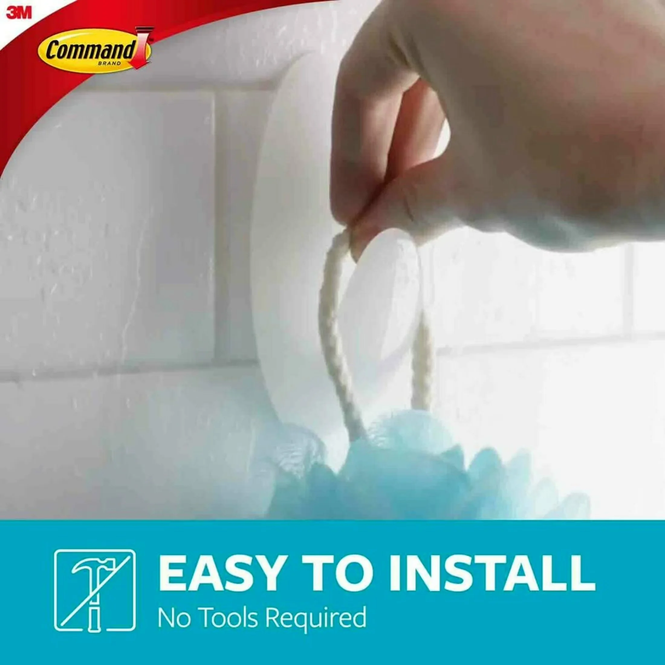 Quality Damage-Free Hanging with Easy Installation, Rust Resistant, 6 Wall Hooks - Plastic M Model 5075B9