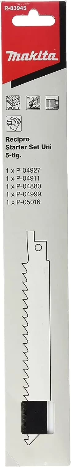 Power Tool Durable with Makita reciprocating Saw Blades Set, P–83945 - ?Steel Model EC72D8