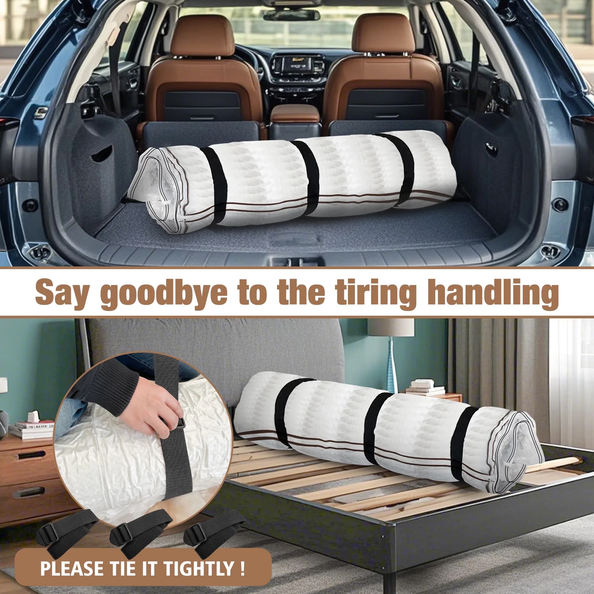 Moving Premium with Twin / Twin XL Mattress Vacuum Bag - Compact and Portable Model 97586A