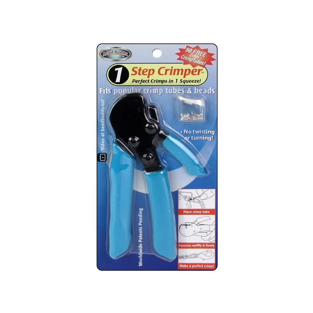 Woodworking Durable with Tool 1 Step Crimper Blue Handle - Blue Jewelry Tools Model D0C7F6