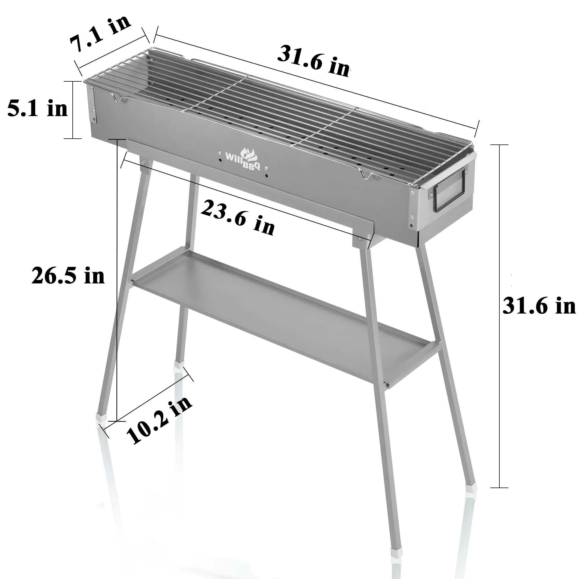 Efficient Flat Top Grill with Foldable, Portable - Alloy Steel for Outdoor Model 0233AF