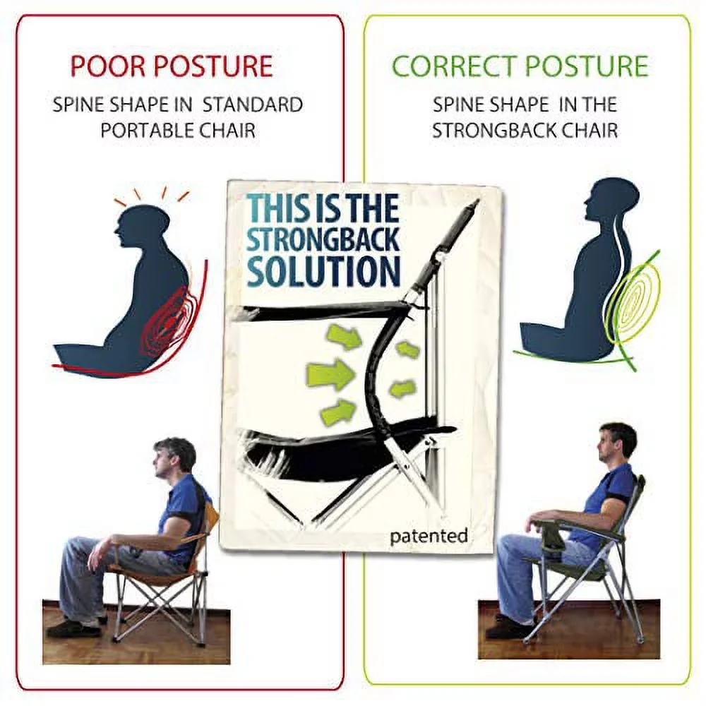 Beach Chair Sleek with Folding, Folding Blue, Low Gravity - Blue - Sleek Profile Model F3722F