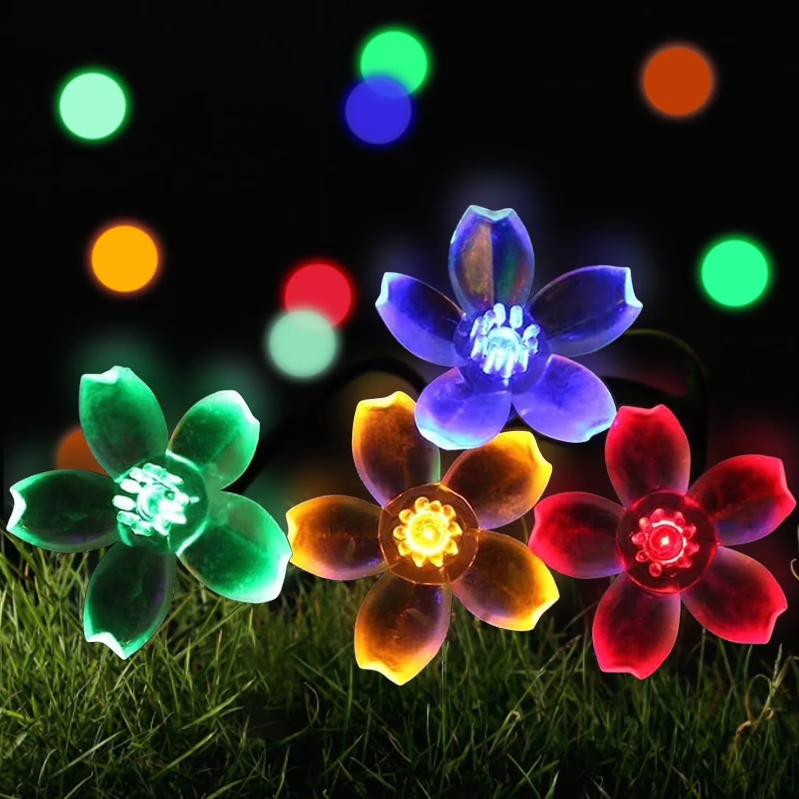 Led Lighting Versatile with LED, Solar, Weatherproof for Garden, Patio - Model 53C307