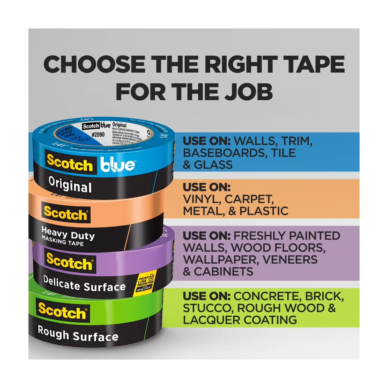 Sleek Moving with 1 Roll, 0.94 in x 60.1 yd, Heavy Duty Masking Tape - Masking Tapes Orange Model 061133