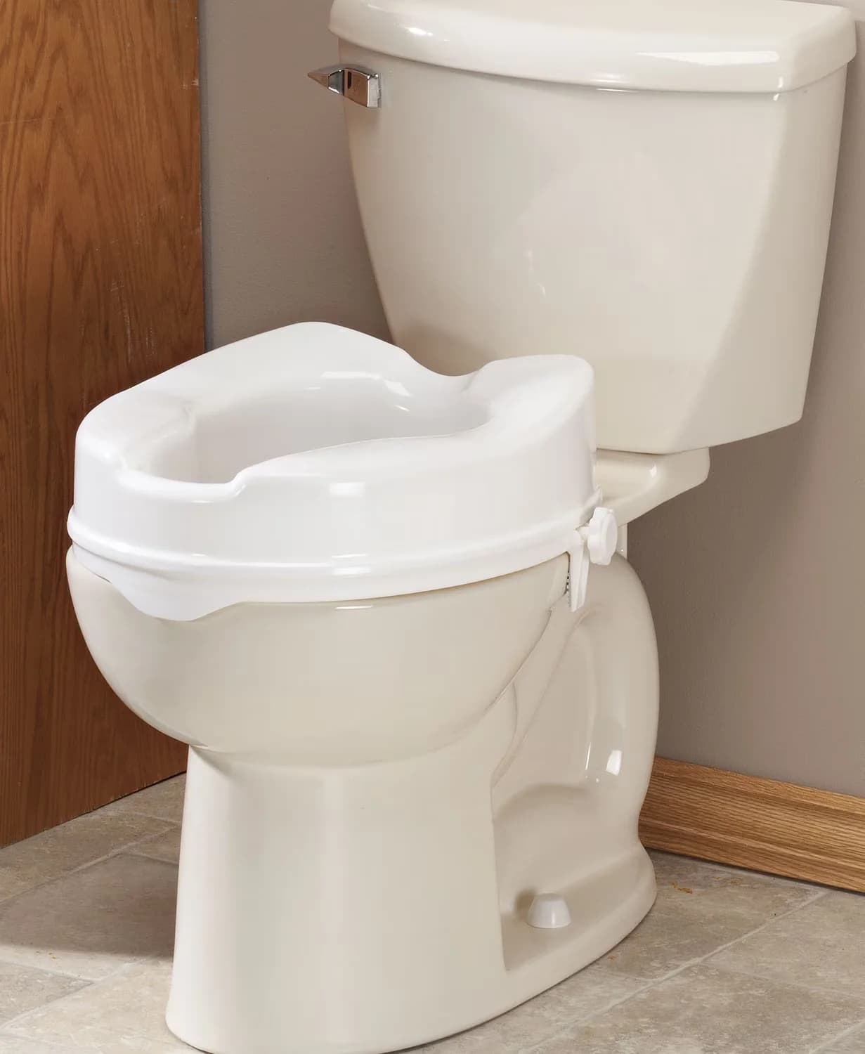 Reliable Toilet Seats And Lid with Contoured, Made with heavy-duty molded plastic, Secure Side Brackets - Multicolor Plastic Model 110FD6