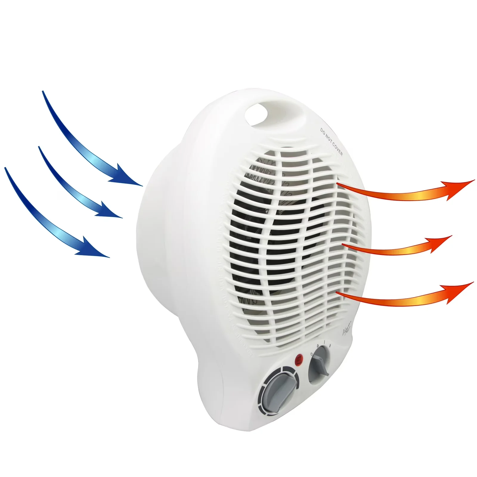 Portable And Electric Space Heater Versatile with 1500W, Adjustable - White Model 9EB039