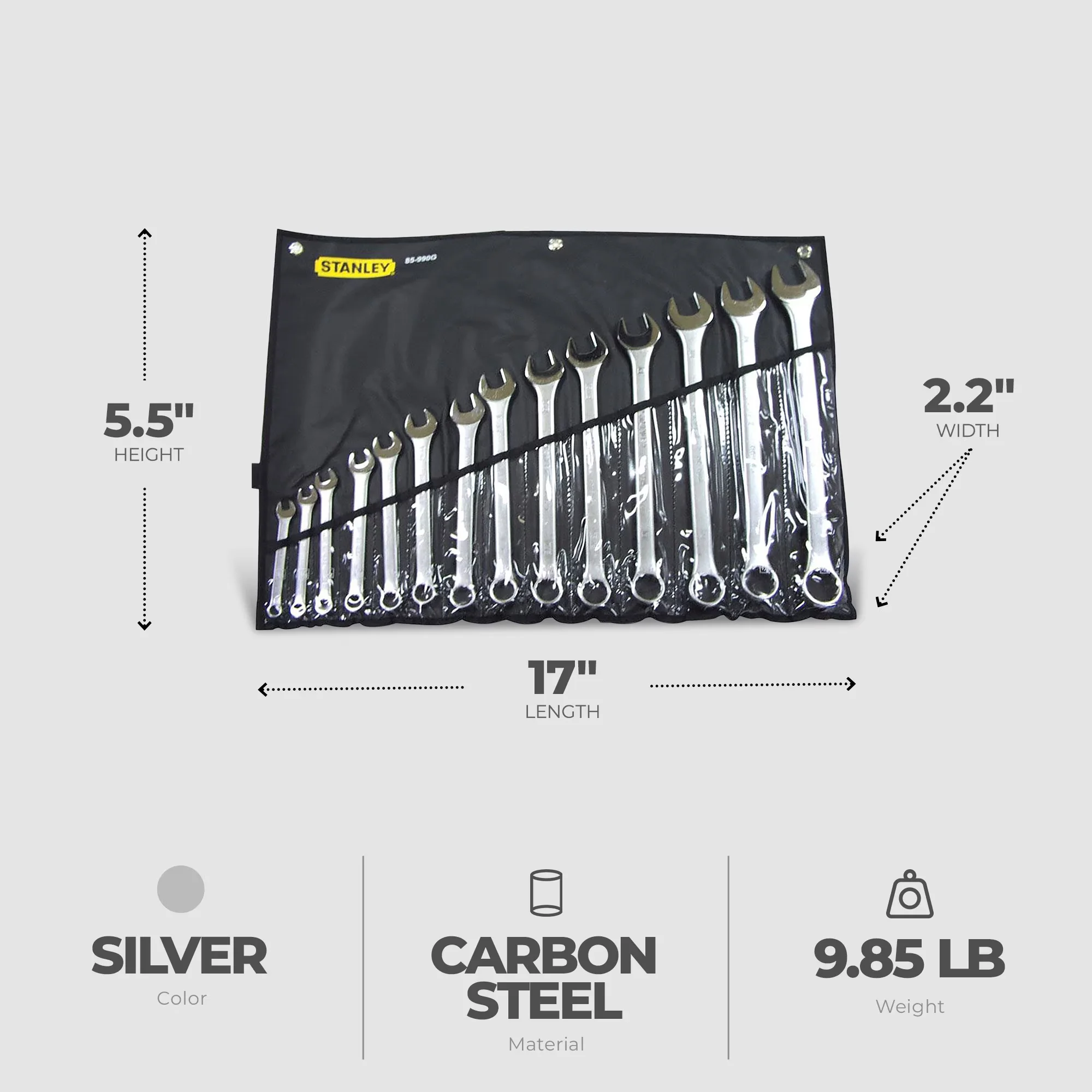Innovative Hand Tool Set with Precision, Material: Carbon Steel - Silver 1 Model FF48FF