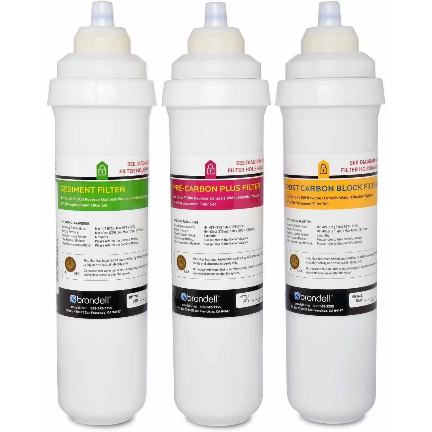 Essential Water Filtration with Indicator Light, Easy twist and seal filter replacement - Model 8B2C03