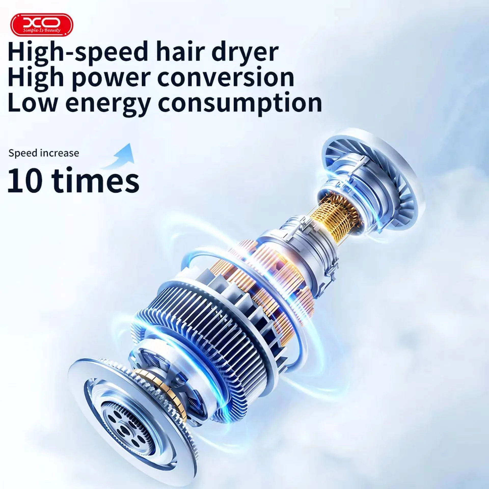Efficient Fans In Cooling with Battery, LED, Easy to use and practical for everyone. - Model 3FF4E0