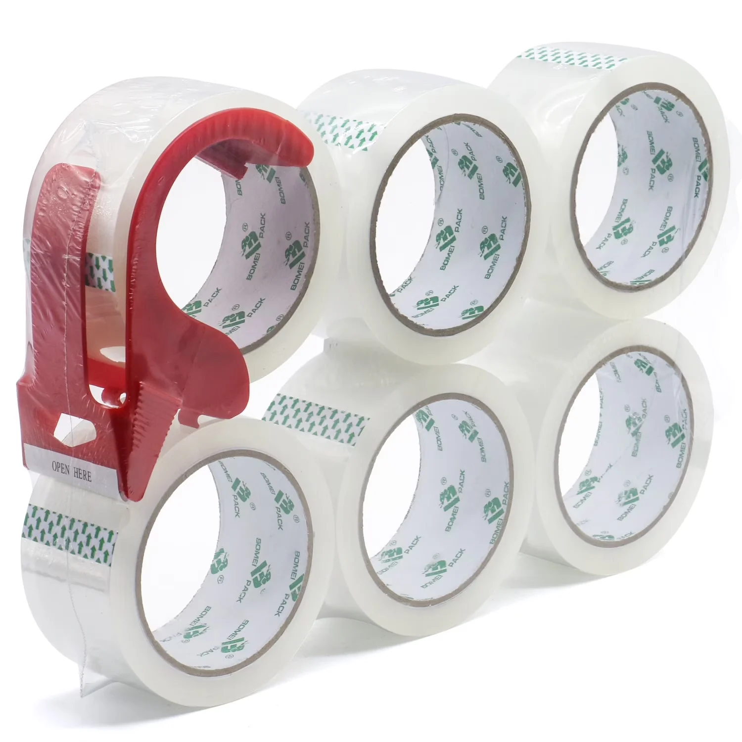 Versatile Moving with Heavy Duty Transparent Packing Tape, Dispenser, 1.88 inch x 60 Yards - Clear Model 51AF05