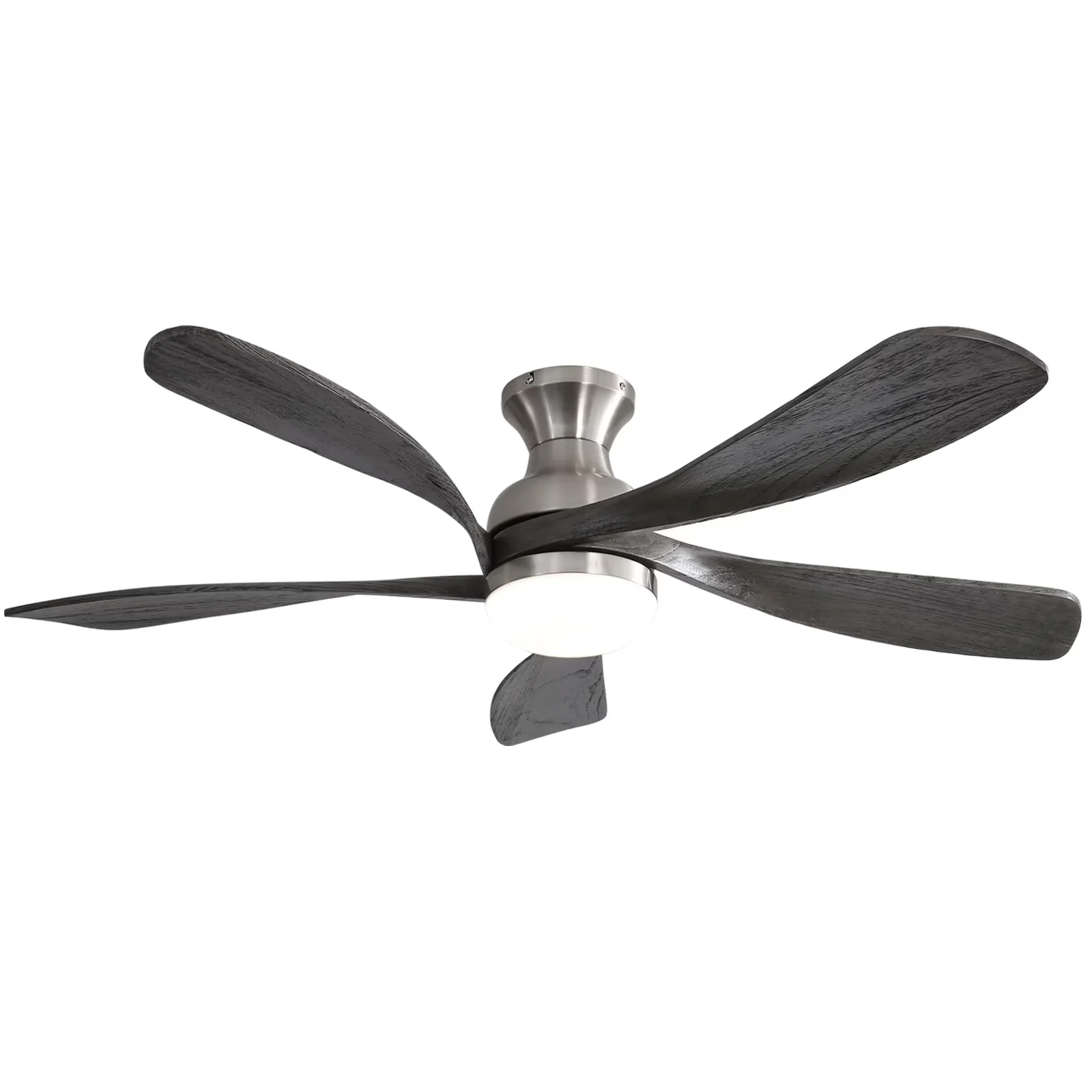 Compact Ceiling Fan with LED, Dimmable, Modern - White for Everyday Use Model B61901