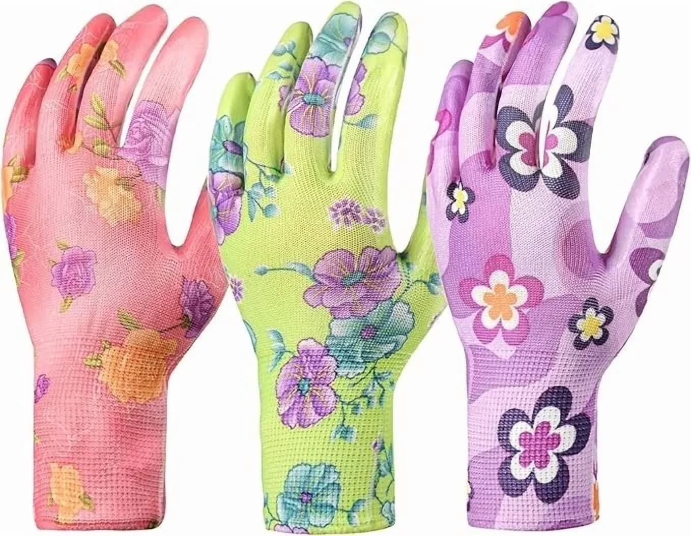 Reliable Protective Equipment with 3 Pairs Garden Gloves - Nitrile - Standard Series Model FBF65A