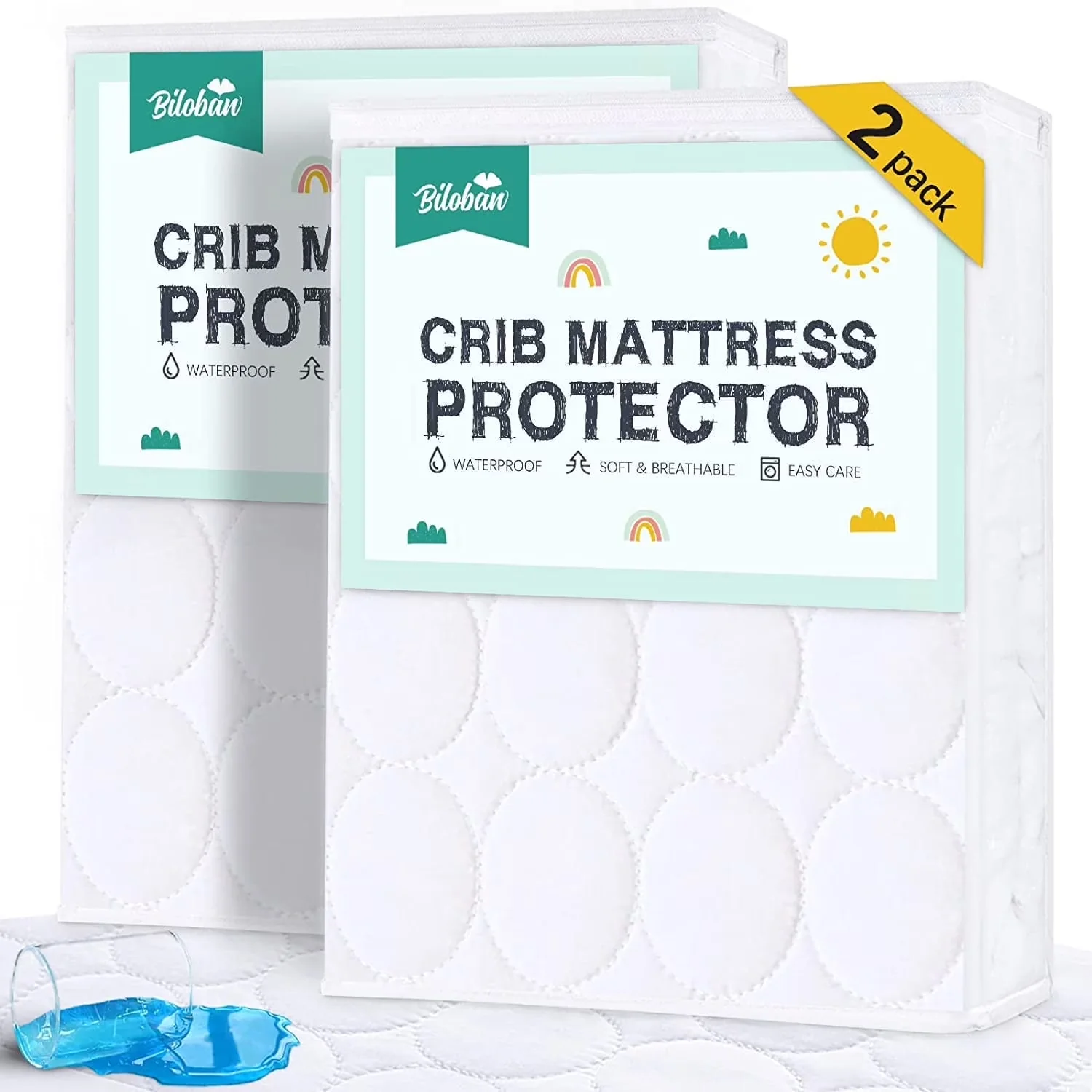 Quality Moving with Waterproof, Soft Material - Soft Material White 2 Pack Model 33C580