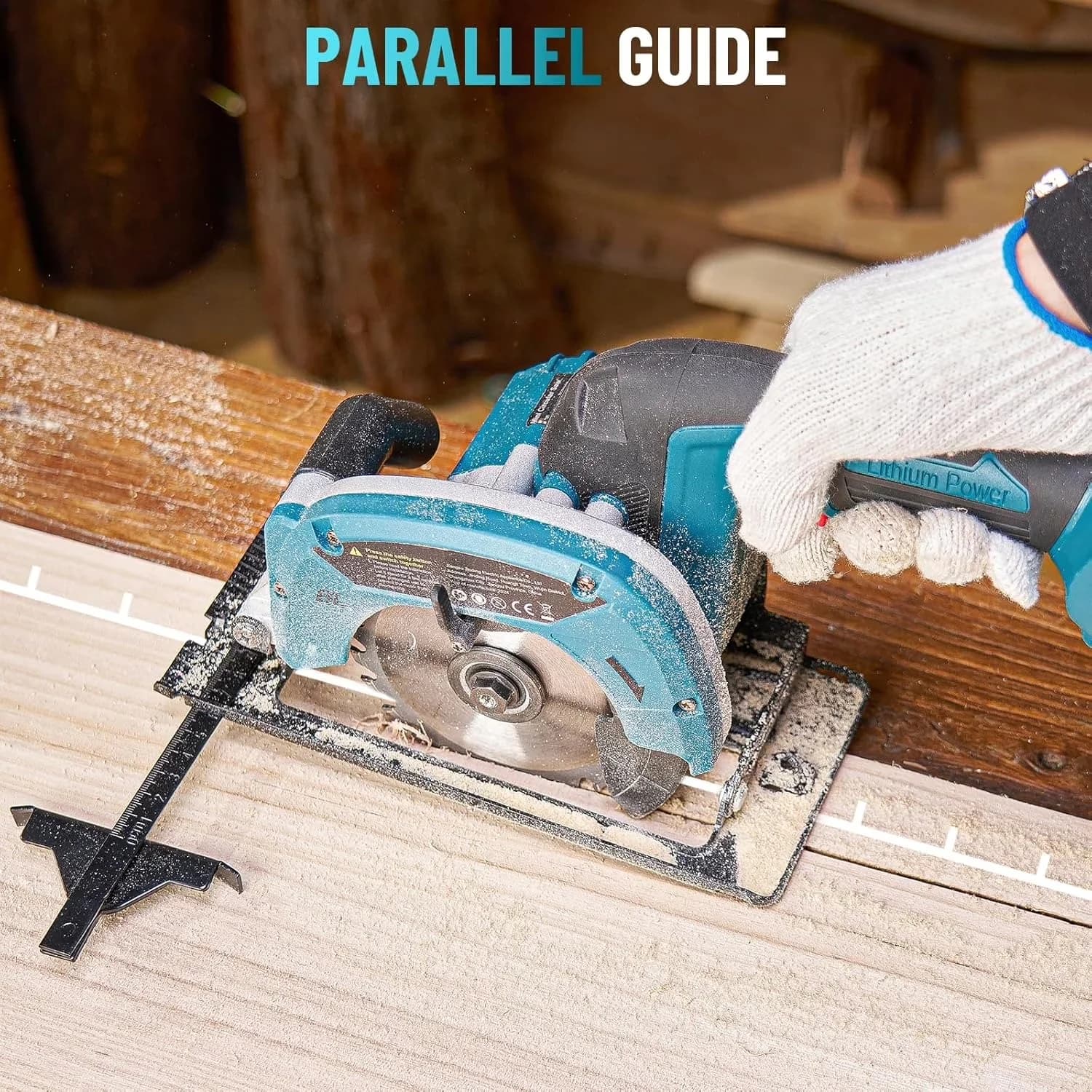 Stylish Power Saw with Battery, Lightweight, Blade Size: 4-1/2 inch - Modern Design Model 5CD6CD