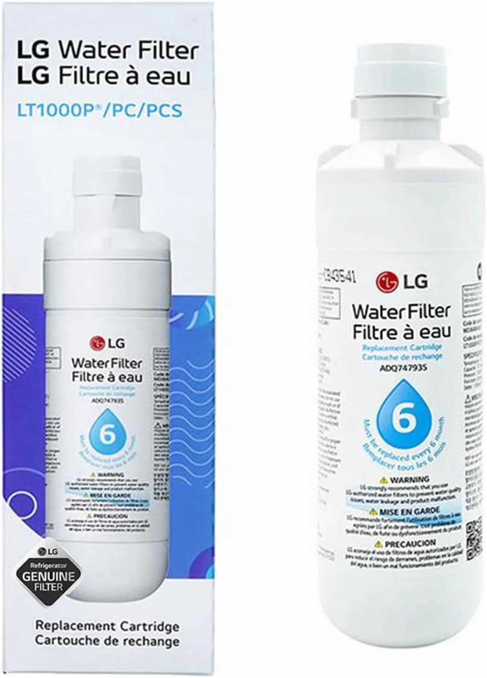 Efficient Water Filtration with 1 Pack - LT1000P - Contemporary Style Model 182DA0