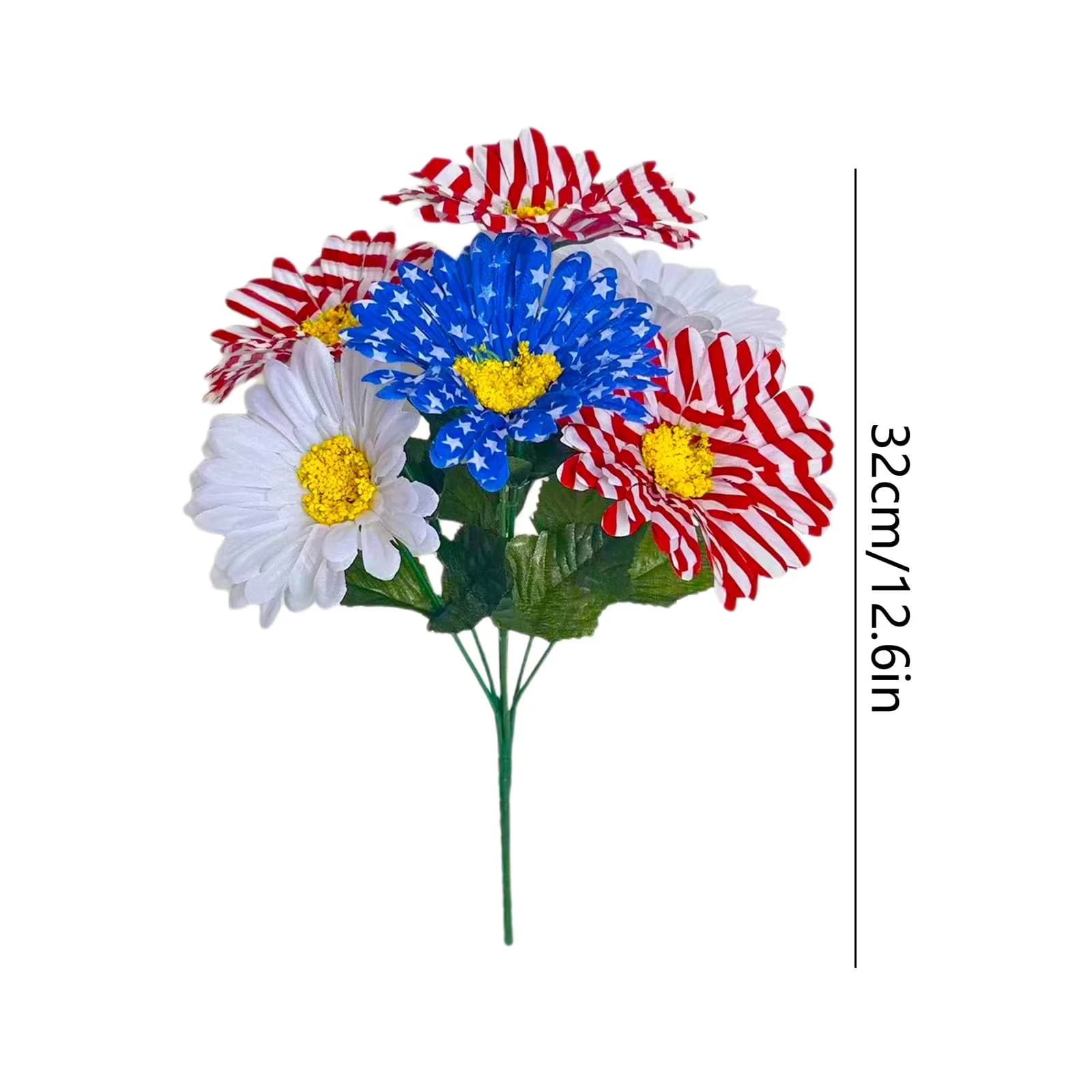Novelty Light Quality with Fade Resistant, Daisy 4th of July Flowers - Multicolor for Home Model 84E414