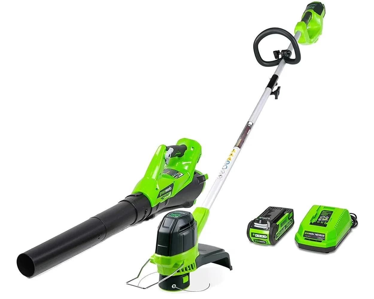 Professional String Trimmer with Battery, 40V, Automatic Line Feed - Black Model EBD4A7