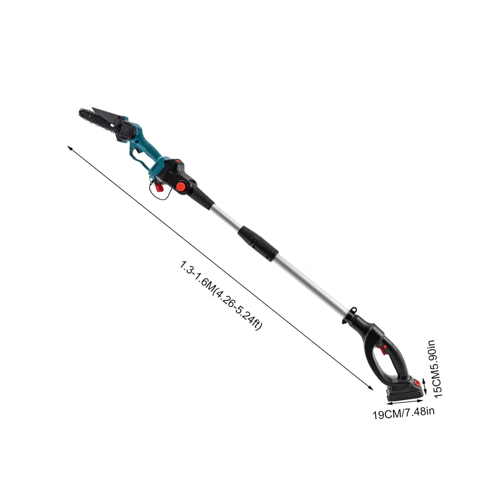 Versatile Pole Saw with Battery, 18V - Blue - Easy to Use Model EDCFFB