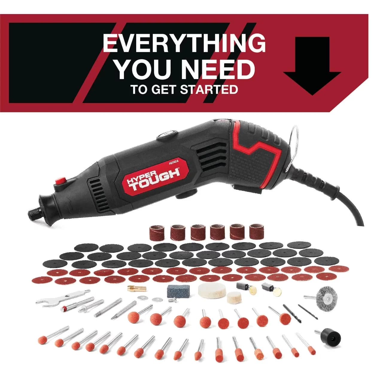 Versatile Pro Tool with 120V, Compact Design, 120V Variable Speed and Storage Case - Model 0D04AF