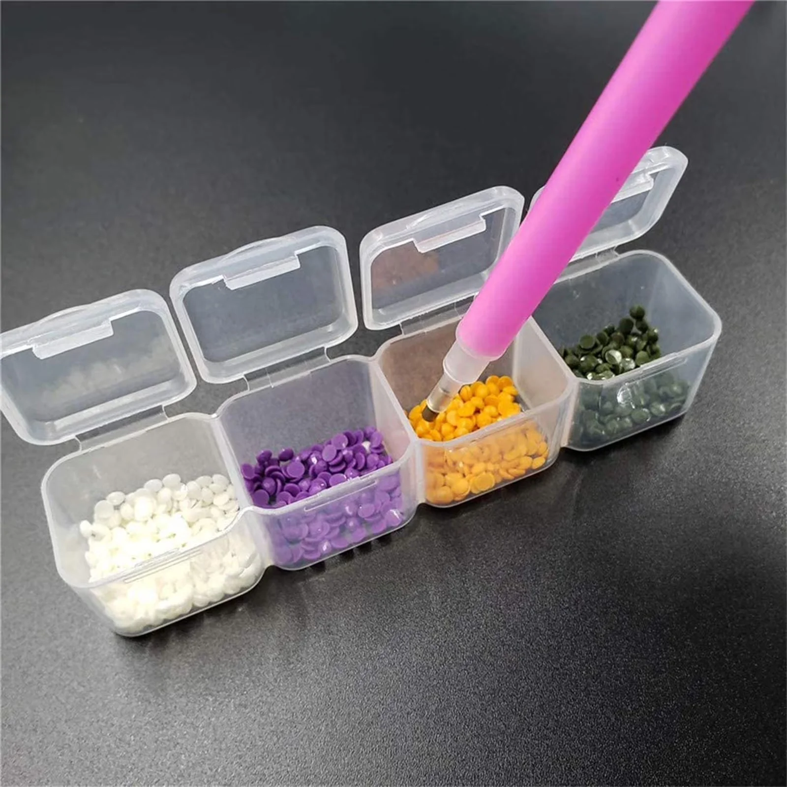 Efficient Garage Storage Supply with Gallickan Large Painting Container, Clear Gems Organizer - Abs Model 452ADA