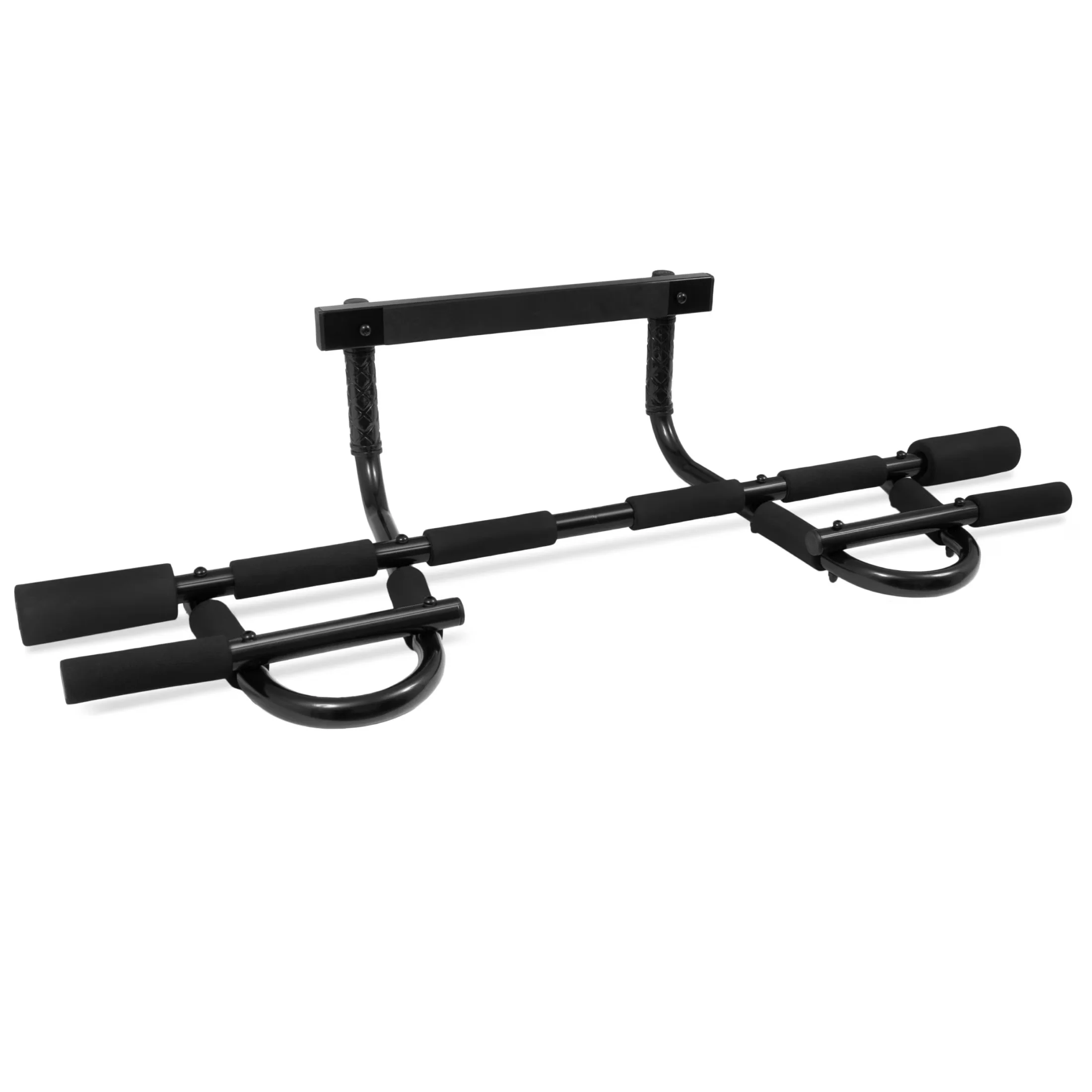 Stylish Home Gym with Portable, Multi-Grip Pull-Up Bar - Steel; Foam And Pvc Grips Model 4746ED