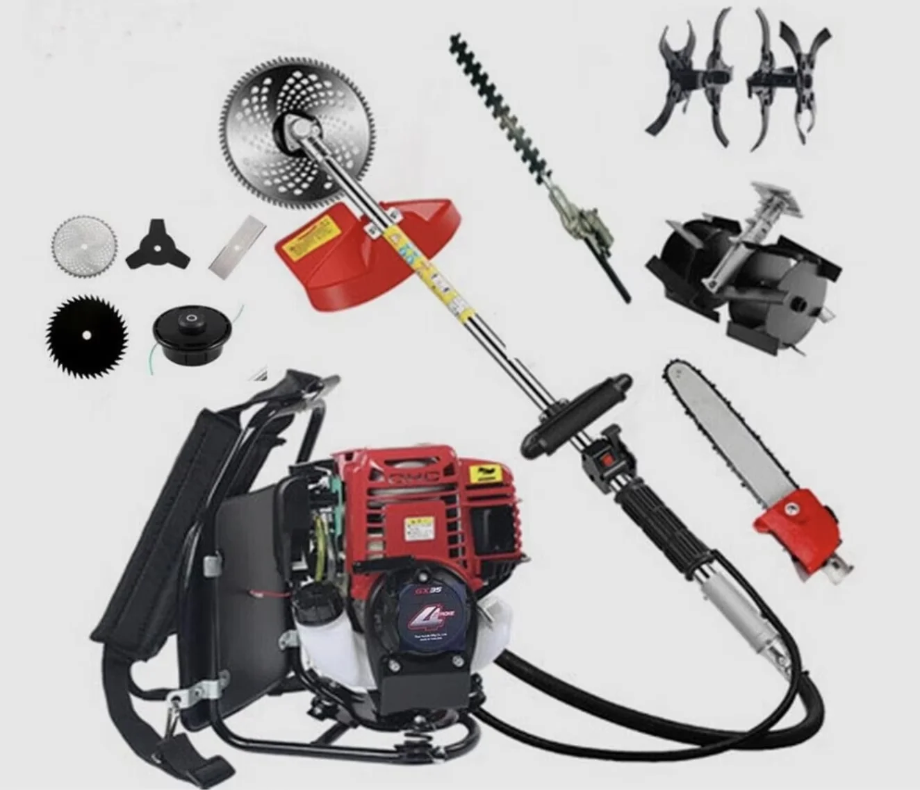String Trimmer Durable with Attachment Capable, Engine model: GX35, Displacement: 35cc - Model 524437