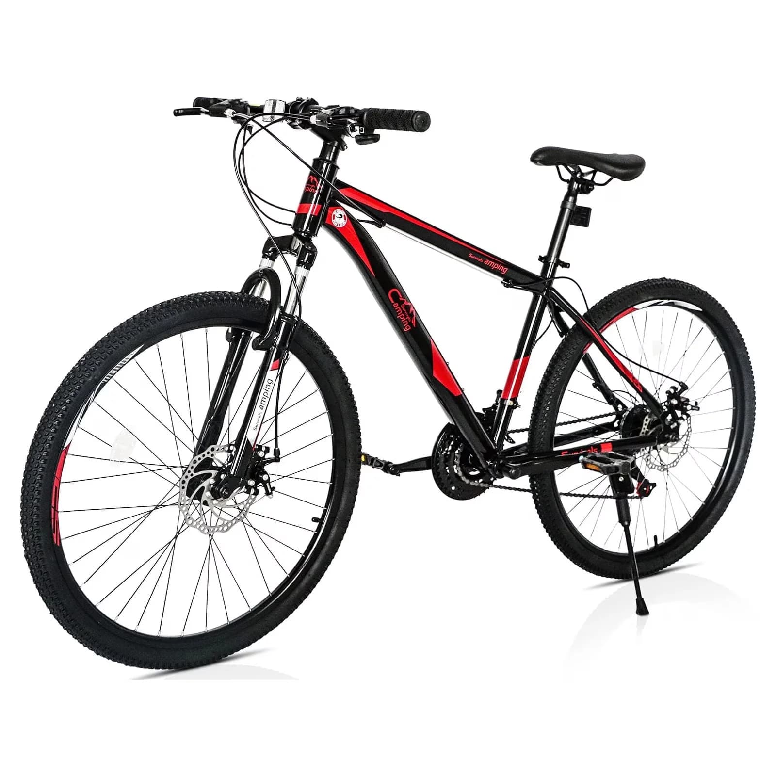 Mountain Bike Premium with Adjustable Speed, 26-Inch - Red for Everyday Use Model 145378