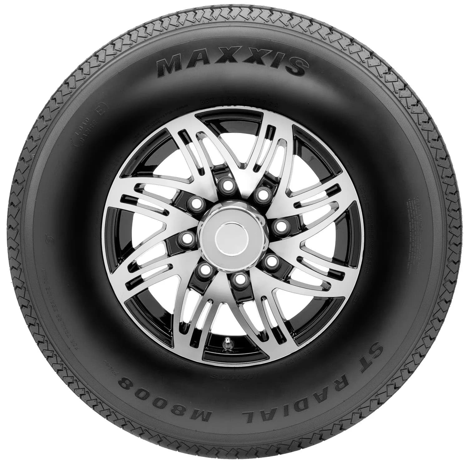 Reliable Trailer Tire with Durable Construction - M8008 - Traditional Style Model 2EF367