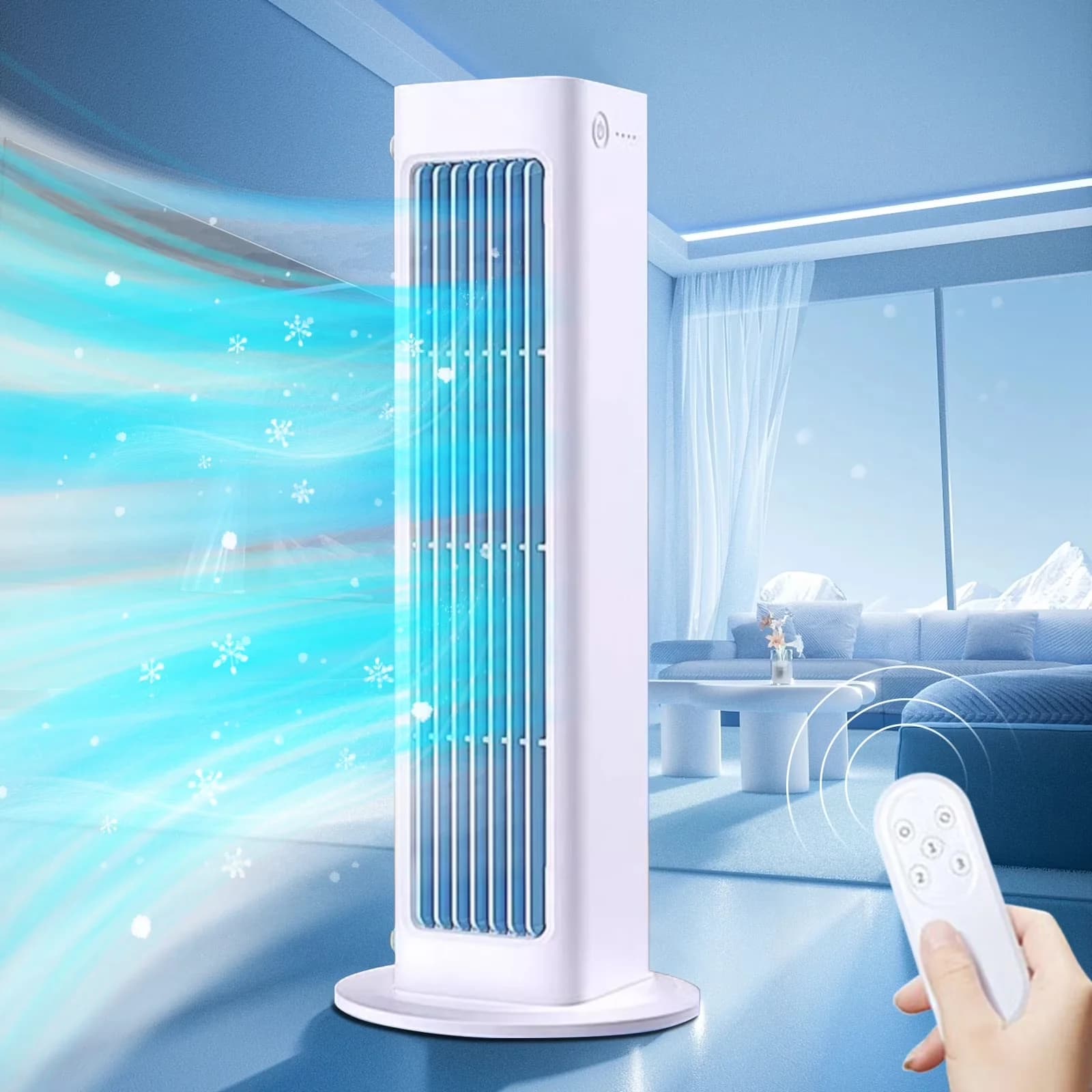 Professional Air Conditioner with Sleep Mode, Remote Controlled - White for Bedroom, Dormitory Model 157D16