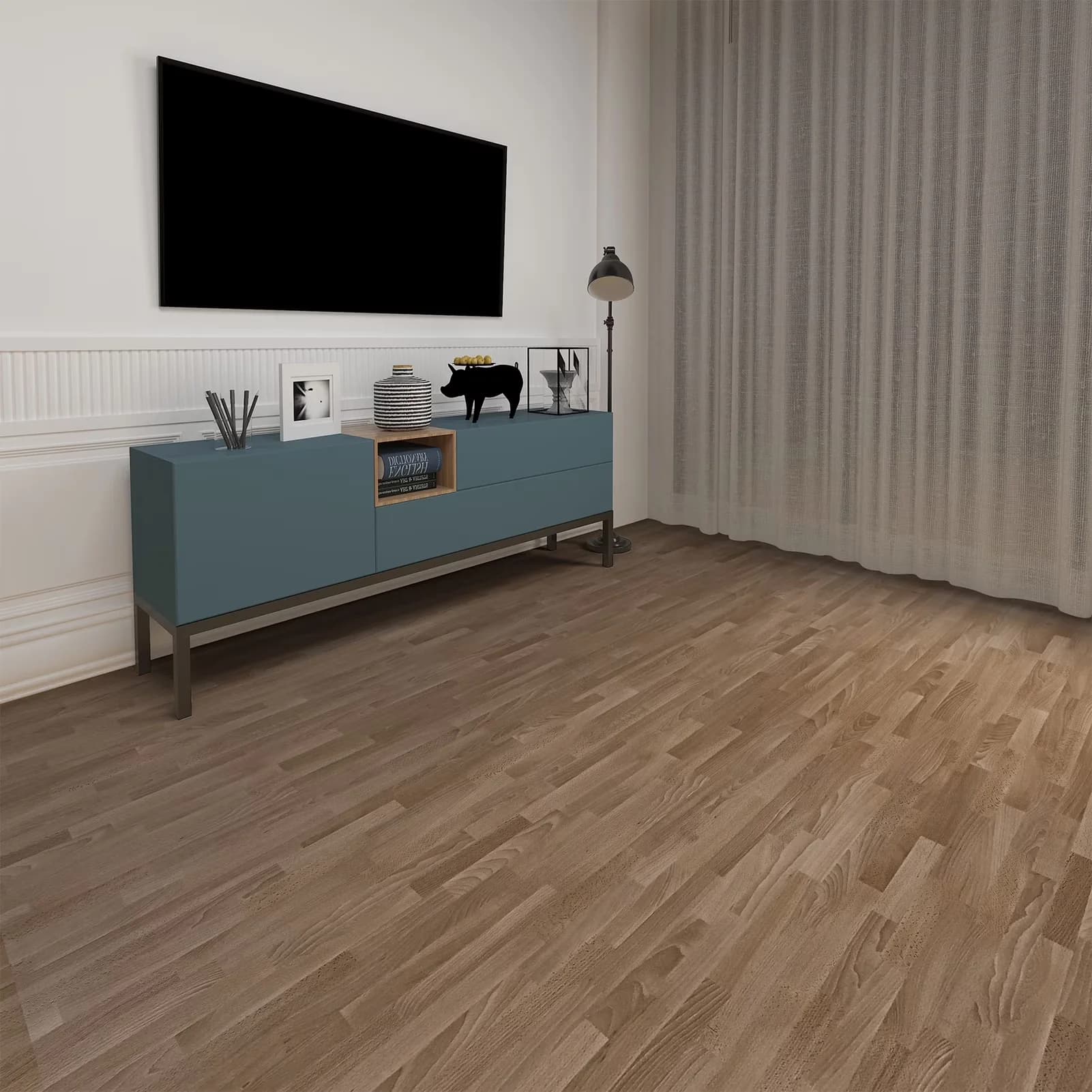 Grey Vinyl Flooring Vinyl Plank Flooring Essential with Lightweight, 36" x 6" Peel and Stick Tiles, Self-Adhesive Planks - Brown Vinyl Model 9789EB