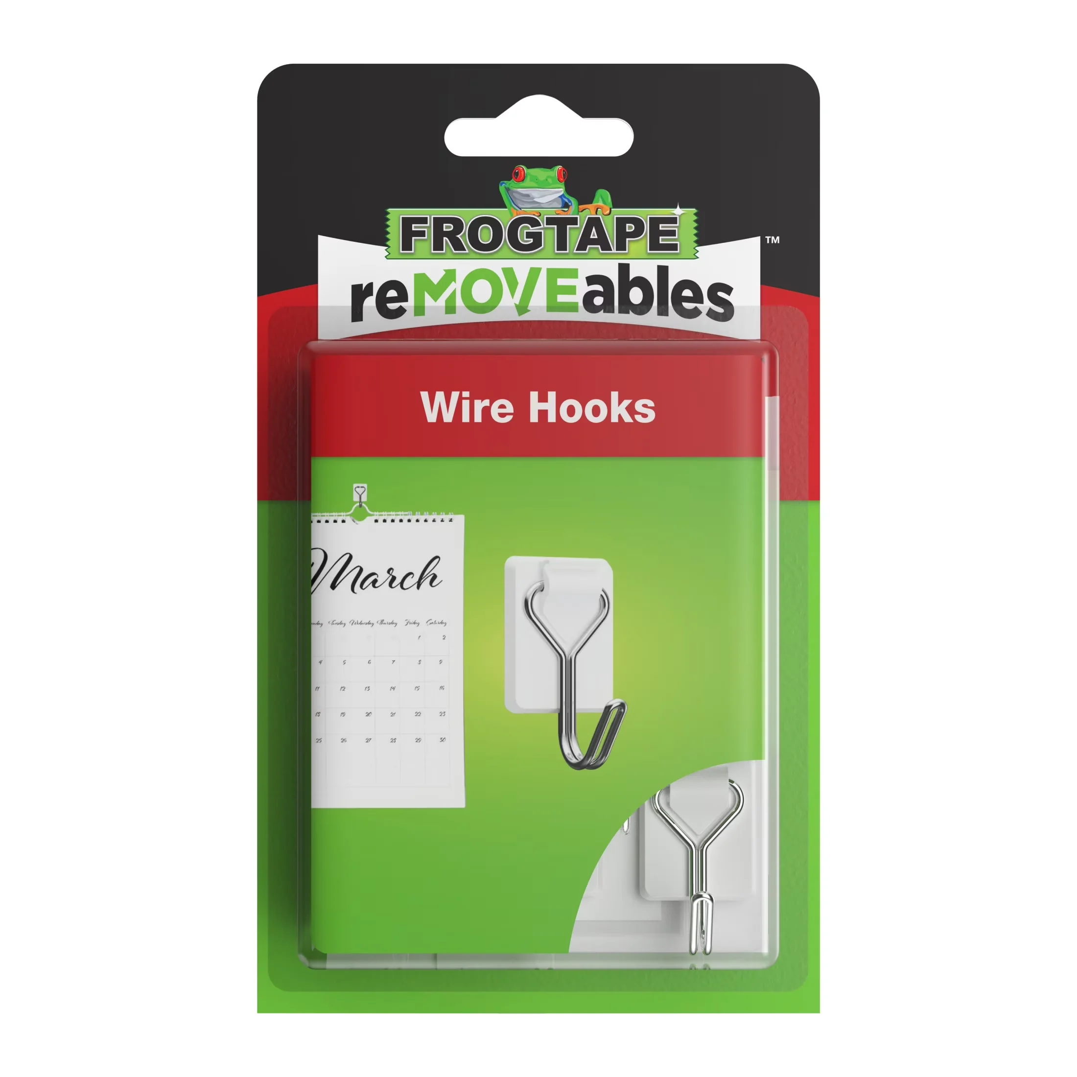 Quality Damage-Free Hanging with Easy Installation, 14 Hooks and 24 Adhesive Strips - Plastic White Model F0FDE1