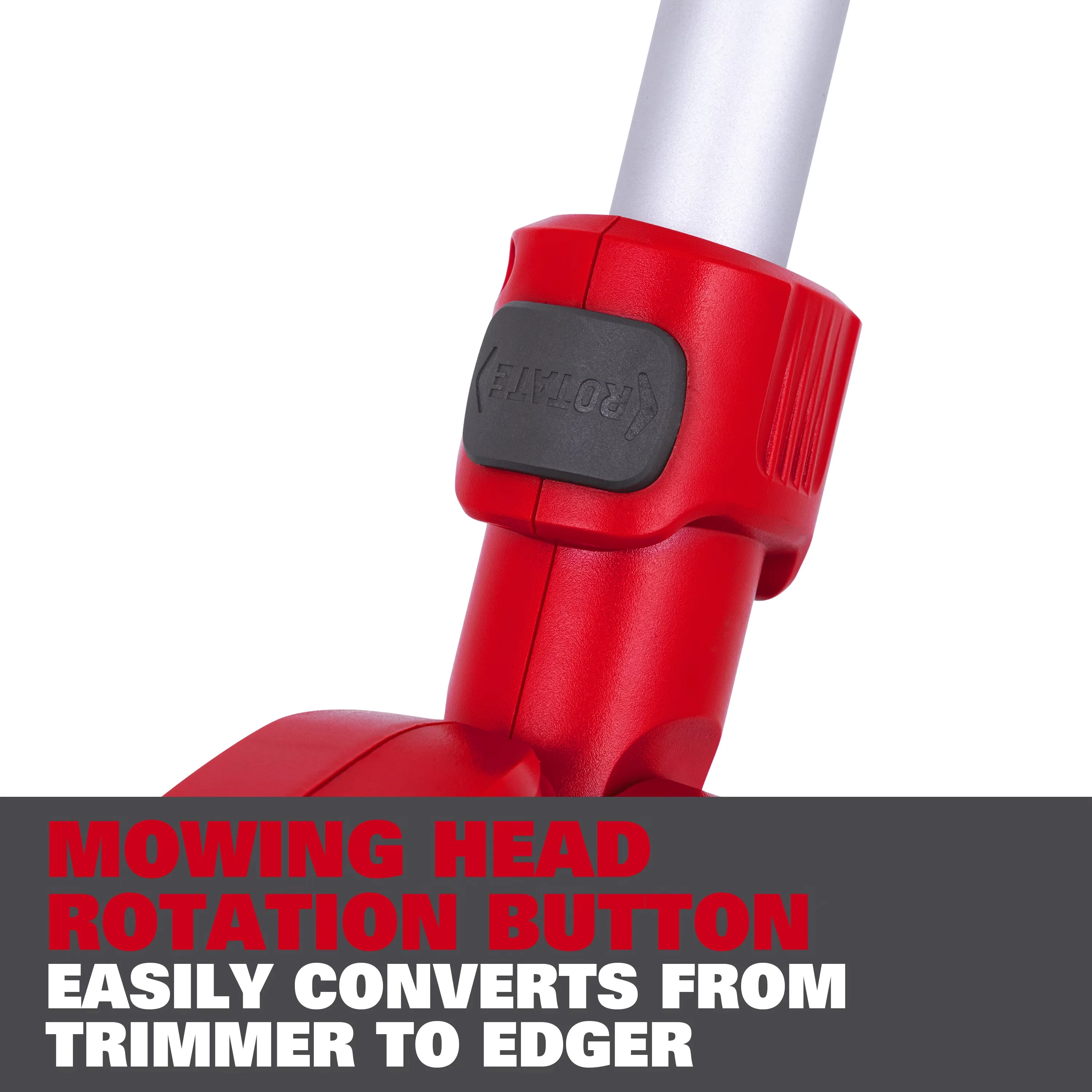 Efficient String Trimmer with Battery, 20V, Automatic Line Feed - Red EMA2003-002 Model DF75E5