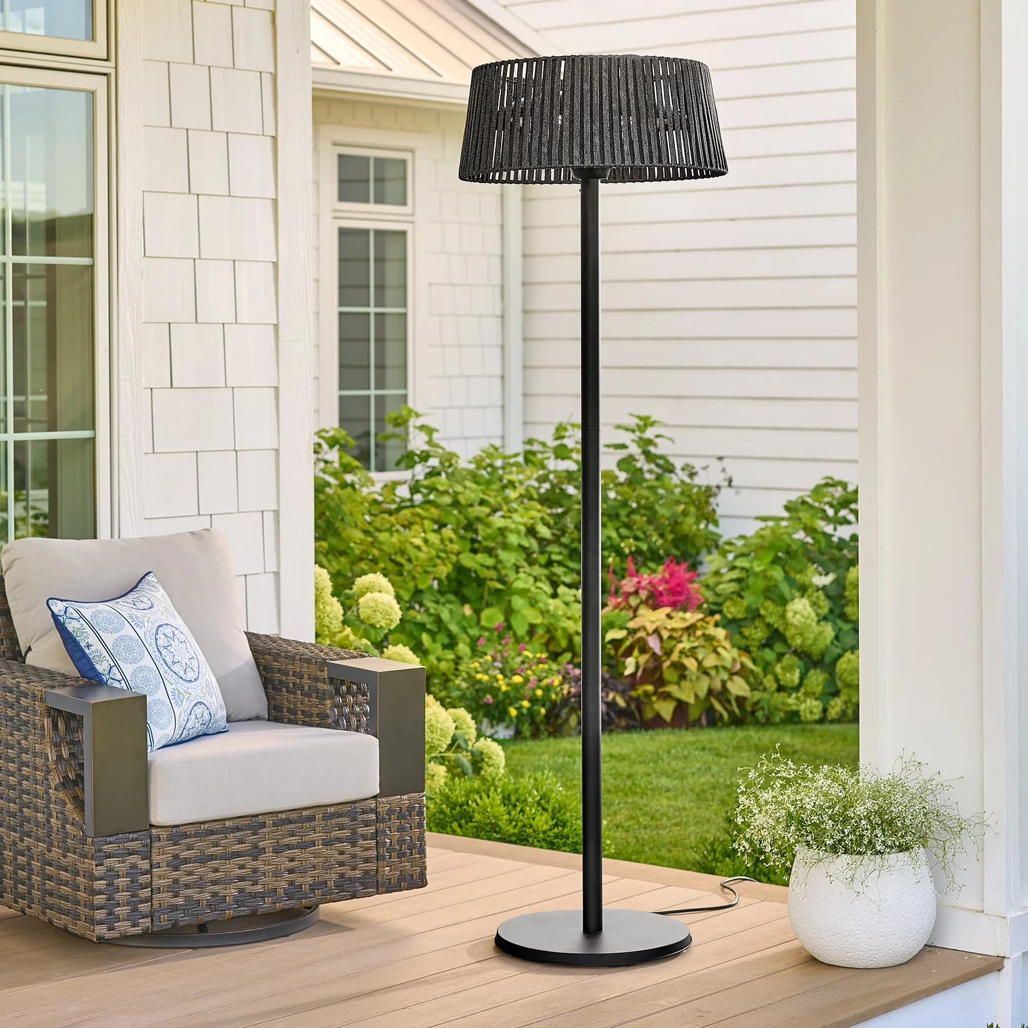 Efficient Outdoor Heating with Electric Patio Heater - Black - Built to Last Model F5F927