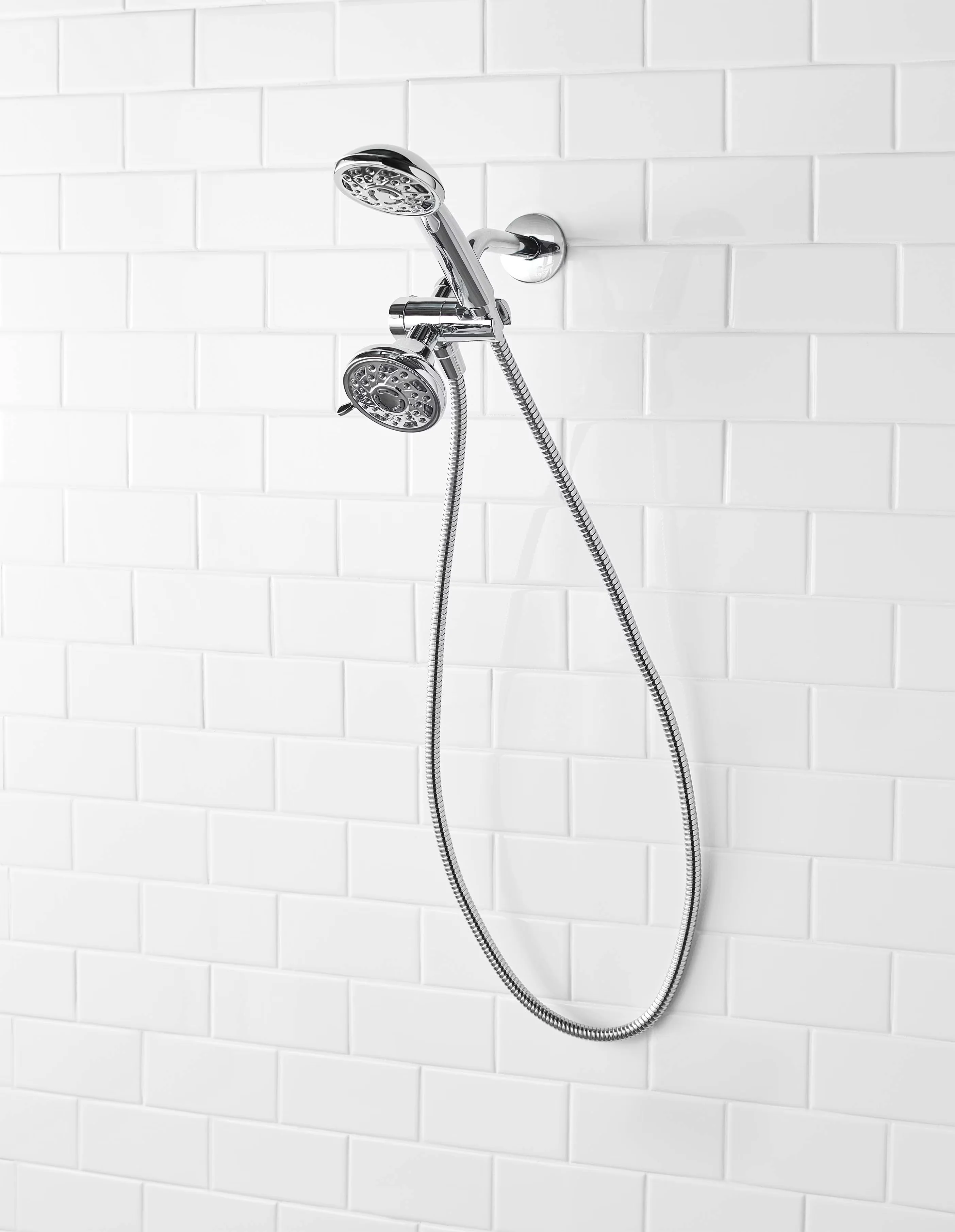 Sleek Shower Head with Watersense Labled, Adjustable Stream, 3-Setting Luxury Combo - Plastic Model 99B11A