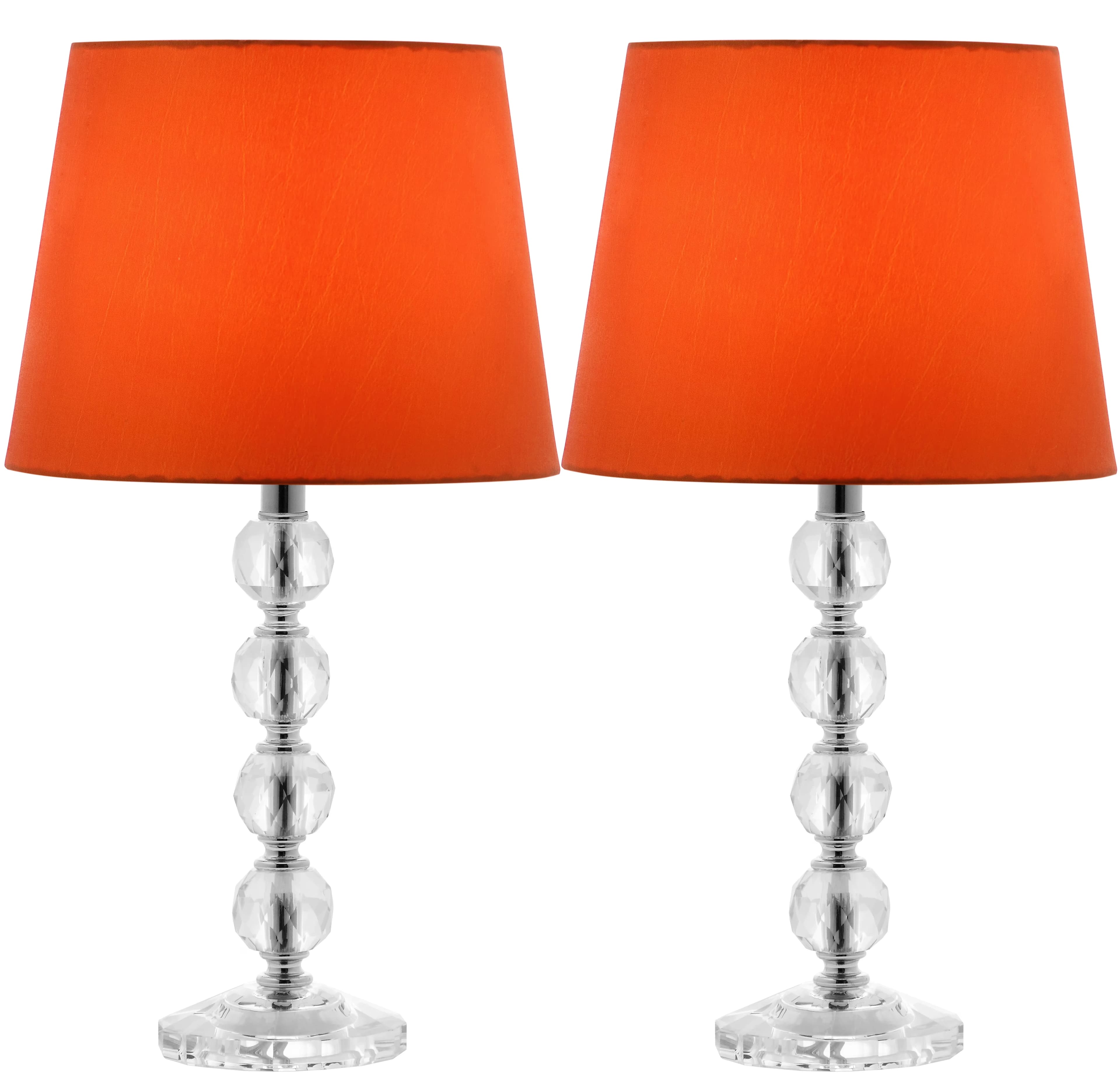 Lamp Set Compact with Modern, Durable frame for long lasting longevity, Color: Clear - Multicolor Crystal Model D6F4CD