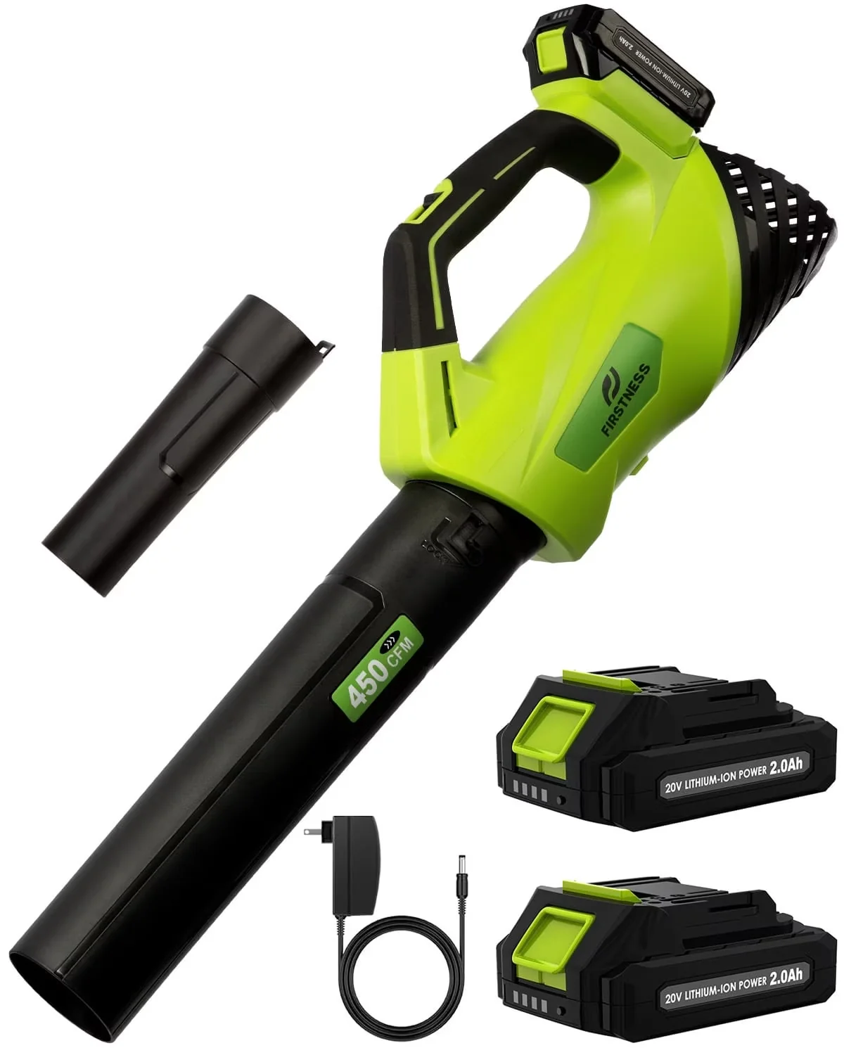 Leaf Blower Compact with Battery, 20V, Cordless - Sleek Profile Model 00BE22